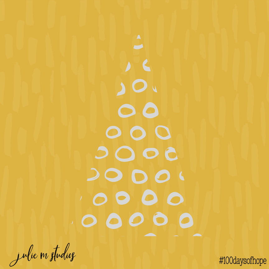 054- Christmas Tree Gold - juliemstudios