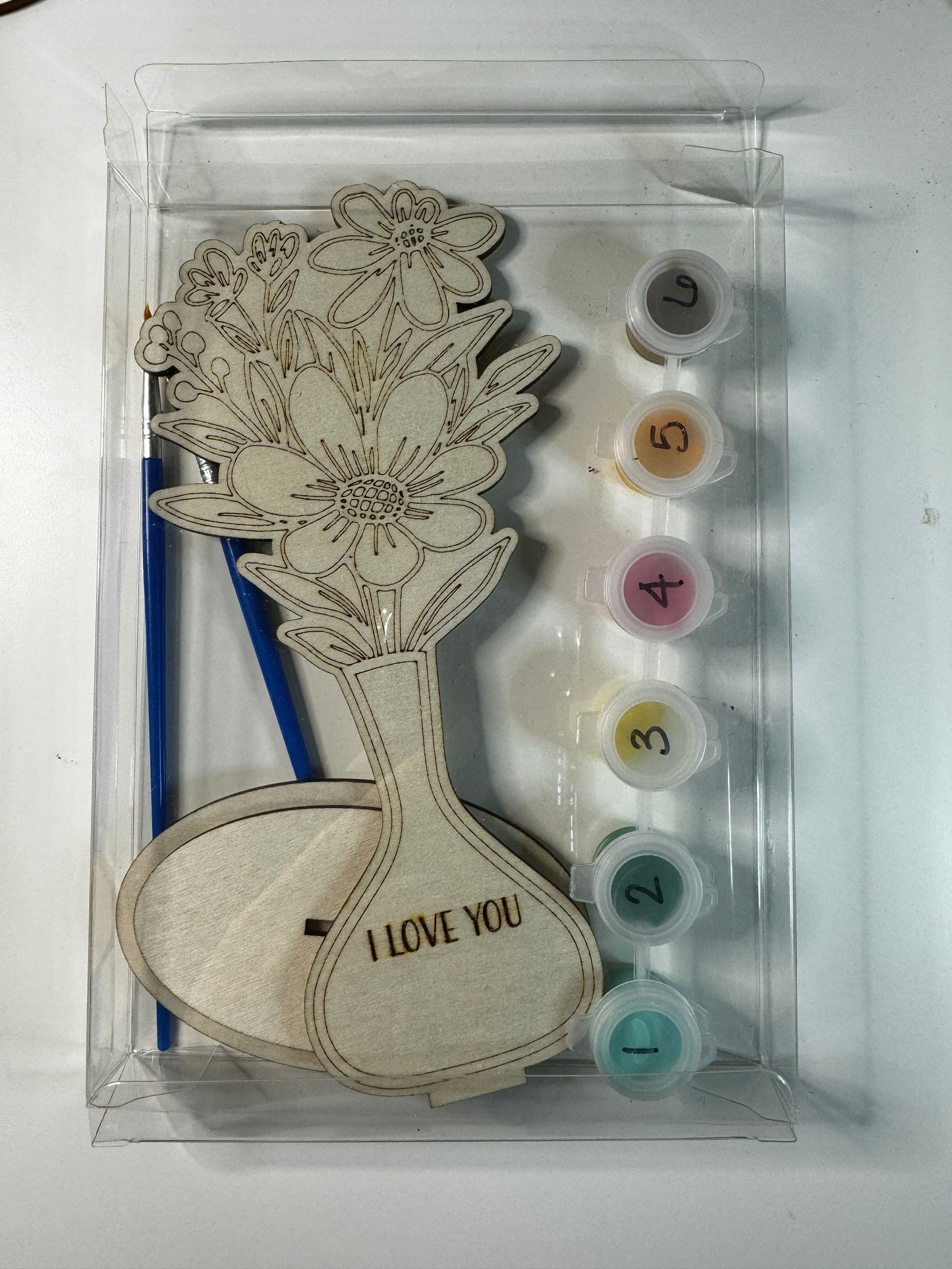 'I Love You' Bouquet Paint Kit