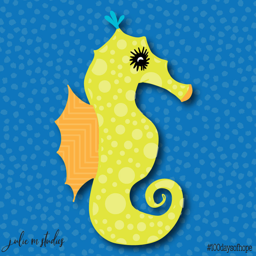Day 032 - Shelly the Seahorse